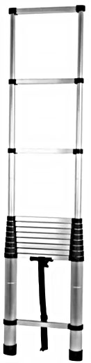 Лестница телескопическая выдвижная алюминиевая Hoteche