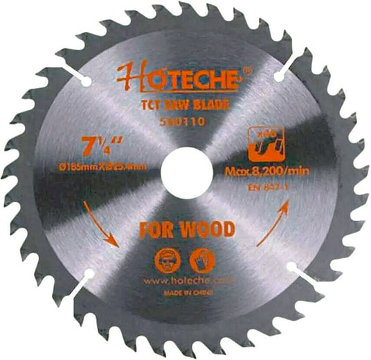 Диск пильный по дереву 210х30 40T 580112 Hoteche