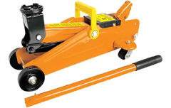 Домкрат  гидравлический подкатной 2 тонны высота подъема 127 - 330 мм 651203 Hoteche