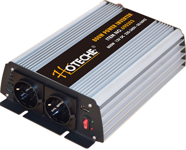 Преобразователь напряжения инверторный 0.8 квт 12В 690203E Hoteche
