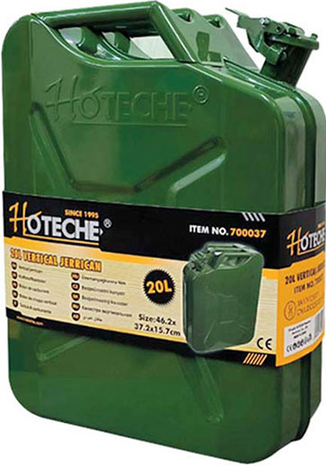 Канистра стальная универсальная 20 л 700037 Hoteche