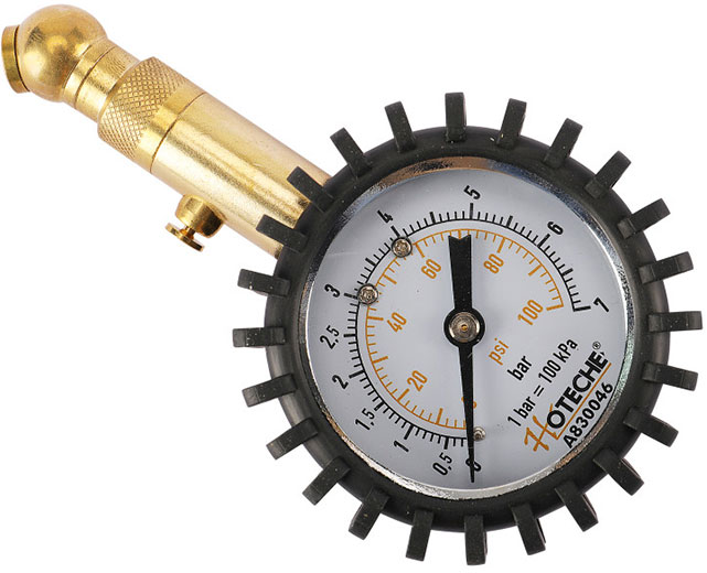 Измеритель давления в шинах стрелочный 7 бар A830046 Hoteche