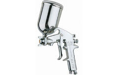 Пистолет покрасочный F75G форсунка 1.5 мм верхний металлический бачок 400 мл. A831407 Hoteche