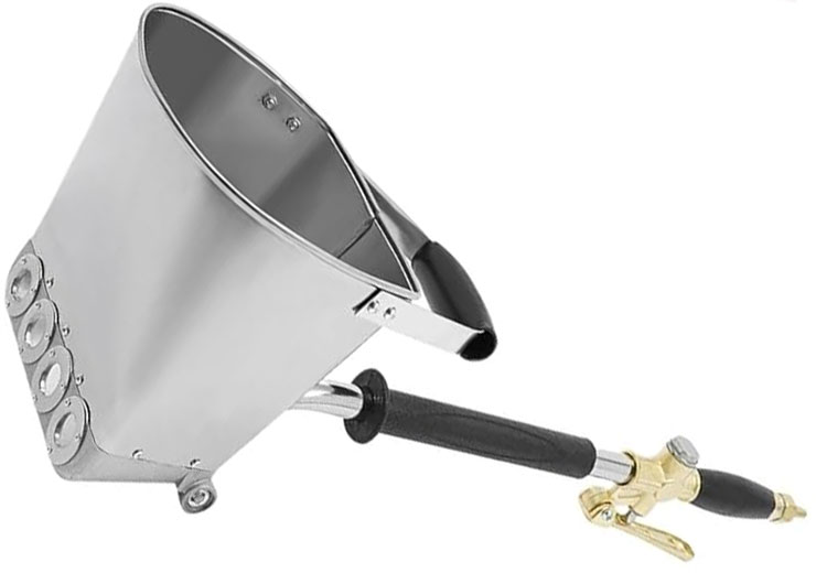 Ковш хоппер штукатурный 4-10 бар сопло 18.5 мм обьем 3,5 литра A831422 Hoteche