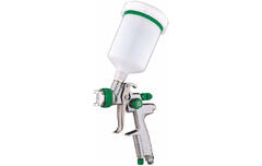 Пистолет  покрасочный профессиональный LVMP форсунка 1.3 мм верхний пластиковый бачок 600 мл. AG831400 Hoteche