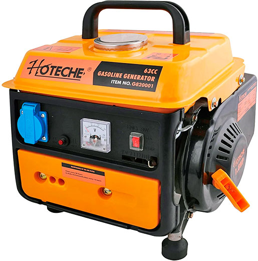 Генератор бензиновый 63 см³ 0.75 кВт 220В G820001 Hoteche