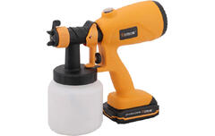 Пистолет  покрасочный аккумуляторный 20 В форсунка 1.8 мм бачок 0.8 л P800175 Hoteche