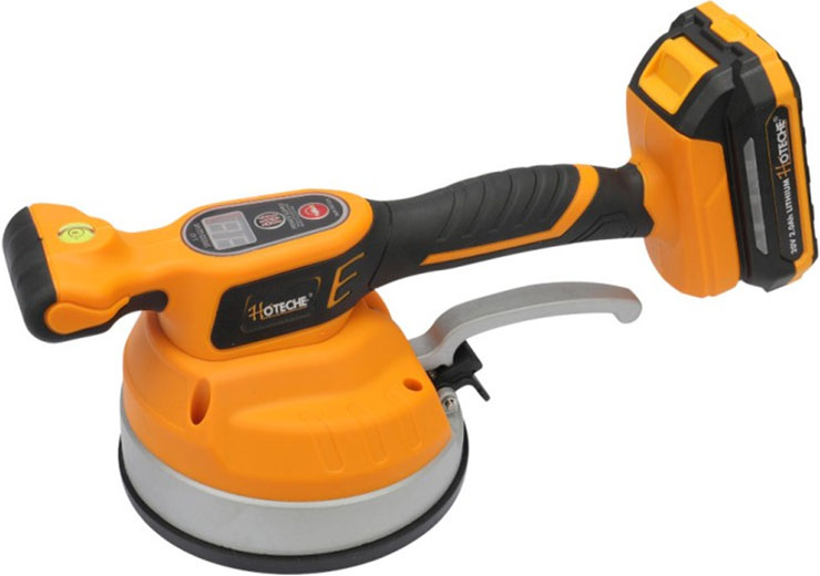 Виброприсоска для укладки плитки аккумуляторная 20В 0-8000 об/мин 12 скоростей P800180 Hoteche