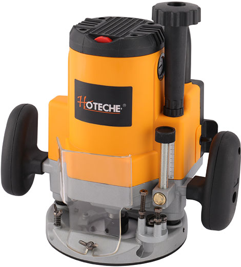 Фрезер 2400 Вт 9000-23500 об/мин глубина погруж 0-60 мм цанга 6/8/12 мм P800909 Hoteche