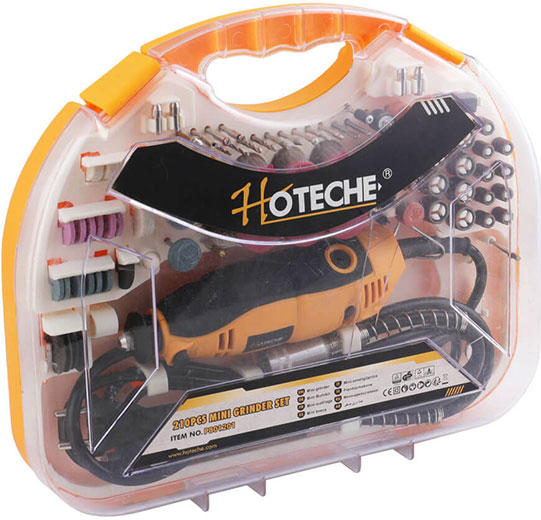 Гравер с насадками 210 шт 200 Вт P801201 Hoteche