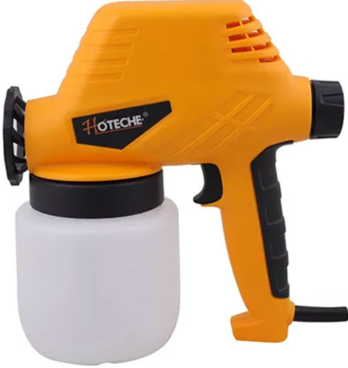 Пистолет покрасочный электрический HVLP 110 Вт форсунка 0.8 мм бачок 800 мл P801306 Hoteche