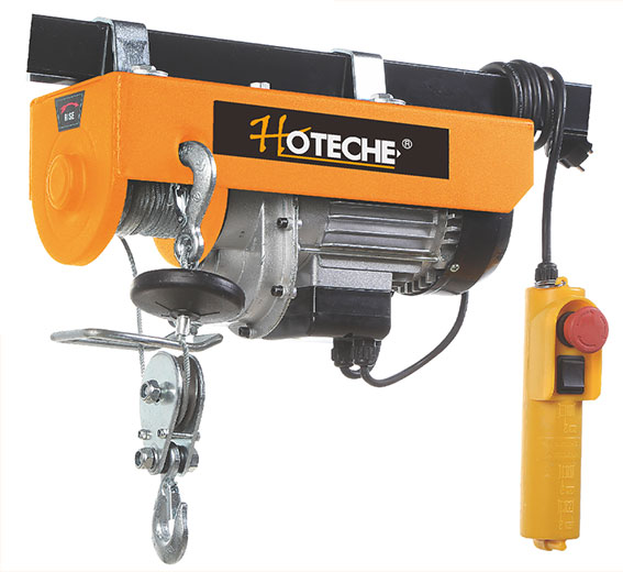 Лебедка электрическая 220-230В 500Вт 125-250 кг трос 3.0 мм × 12 м P805612 Hoteche