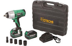 Гайковерт  ударный аккумуляторный 20 В 450 Нм 0-2200 об/мин 0-2000 уд/мин 4.0 Aч PG80012 Hoteche