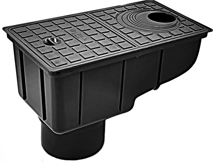 Дождеприемник 50-110 мм черный (13.150.02.008) RainWay