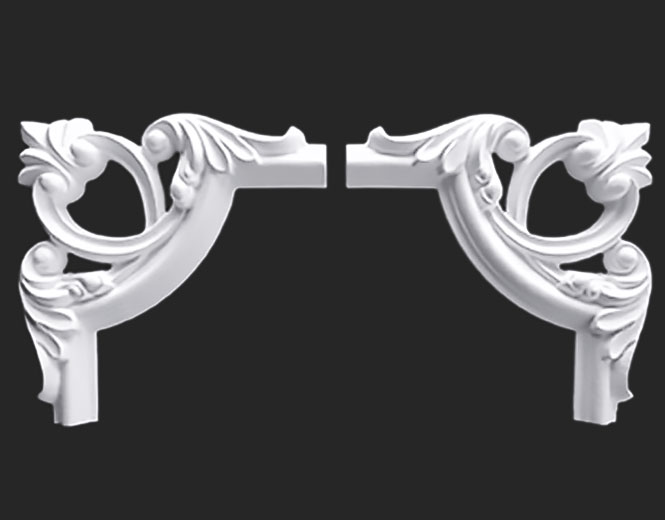 Угол декоративный полиуретановый KD02-25 Andpol