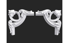 Угол декоративный полиуретановый KD02-25 Andpol