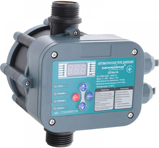 Электронное реле регулируемое GFAm1A с переменным значением Grandfar