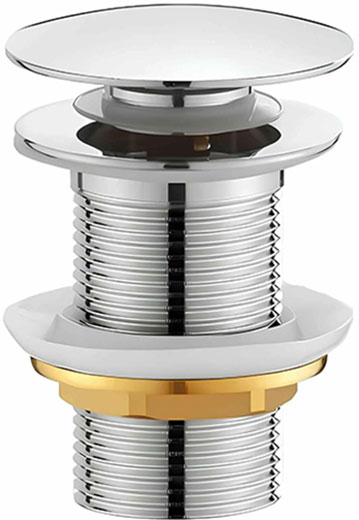 Нажимной донный клапан с переливом 1 1/4 V62S Valvetti