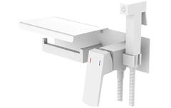 Набор  для гигиенического душа c полочкой и держателем для т/бумаг VT62-172 Valvetti Premium