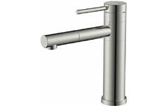 Смеситель  для умывальника нержавеющая сталь крепление гайка (k35) VT0004-13S Valvetti Premium