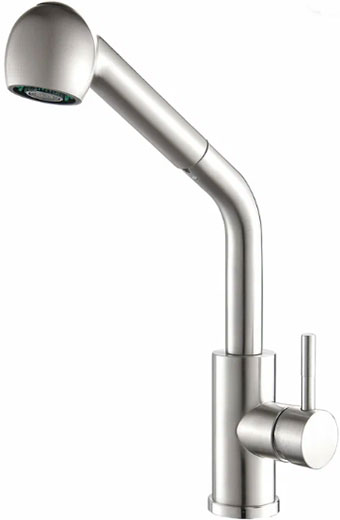 Смеситель для кухни U с выдвижным изливом (k35) V45-00S Valvetti