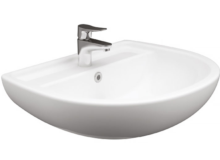 Умывальник пьедестальный EGE 455 × 550 × 200 мм VIBA