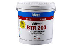Мастика  гидроизоляционная битумная на акриловой основе BTR 200 17 кг BTM