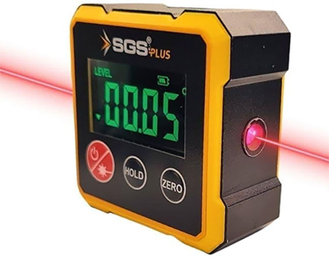 Уровень лазерный магнитный 360° 3.7 В 2 лазерные головки SGS5431