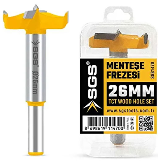 Сверло-фрезерное Форстнера по дереву SGS