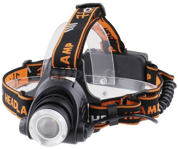 Фонарь Налобный аккумуляторный 5Вт 450 лм 2x18650 4.4 Ач 440008 Hoteche