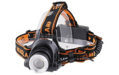 Фонарь Налобный  аккумуляторный 5Вт 450 лм 2x18650 4.4 Ач 440008 Hoteche