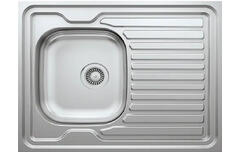 Мойка нержавейка накладная 600 × 800 мм 0.6 мм MAY