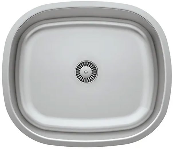 Мойка кухонная UNDERMOUNT 450 × 400 × 200 мм Brush 0.6 мм MAY