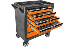 Тележка  с инструментом с 7 ящиками 285 ед 159720 WOKIN