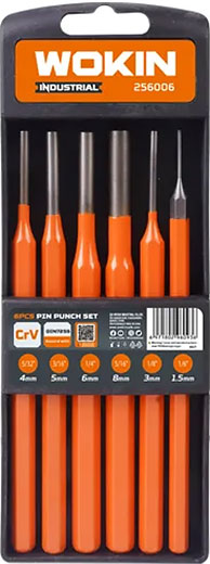 Набор кернеров и выколоток 6 шт 256006 WOKIN