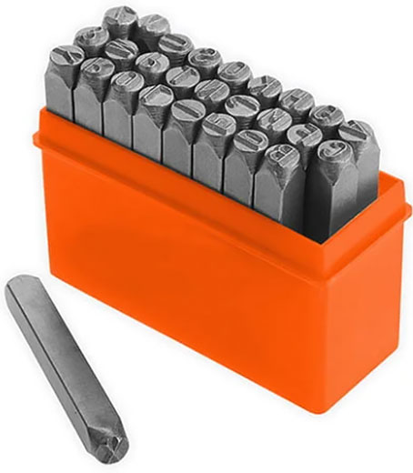 Набор буквенных штампов 6 мм 257306 WOKIN