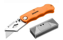 Нож  алюминиевый с трапециевидным лезвием 61 х 19 мм 301119 WOKIN