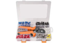 Клещи  обжимные для  трубчатых наконечников набор AWG 23-7 (0,25- 10 мм² ) 553112 WOKIN