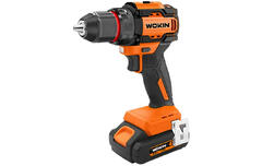 Дрель-шуруповерт аккумуляторный бесщеточный 20В 1 x 2.0 Ah 58 Нм 0-1850 об/мин 620060 WOKIN