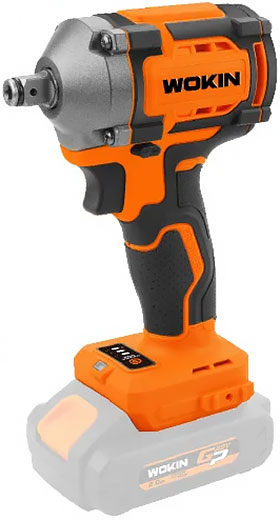 Гайковерт бесщеточный ударный аккумуляторный 20В 350Нм 0-3250 уд/мин (без аккум) 621303 WOKIN