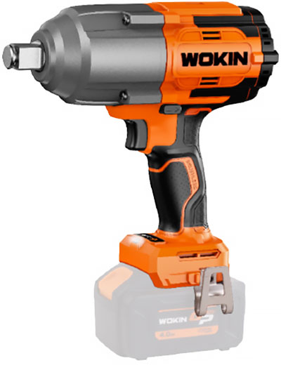 Гайковерт бесщеточный ударный аккумуляторный 20В 1000Нм 0-2300 уд/мин (без аккум) 621310 WOKIN