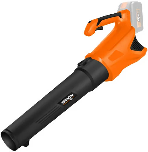 Воздуходувка аккумуляторная (без аккумулятора) 20B 40 м/с выдув 10 м3/мин 624030 WOKIN