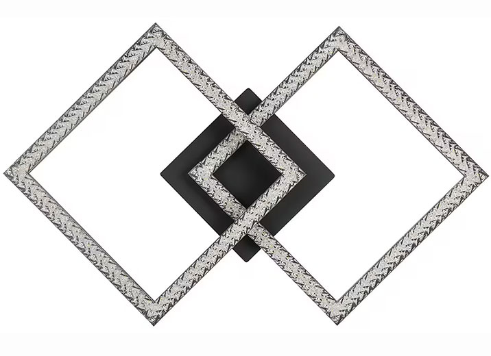 Люстра светодиодная 17W*2 270 х 270 гальваническое серебро TR0370-2463