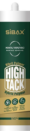 Клей гибридный MS-POLYMER белый HIGH-TACK 290 мл NS78 SIBAX