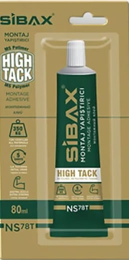Клей гибридный MS-POLYMER белый HIGH-TACK 80 мл NS78-WB SIBAX