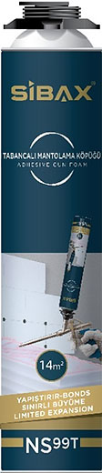 Пена клей пистолетная для полистирола (EPS,XPS) 750мл/900гр NS99T SIBAX