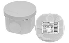 Распаячная коробка двухкомпонентная ОП 70х50мм крышка, IP66, 4вх. TDM