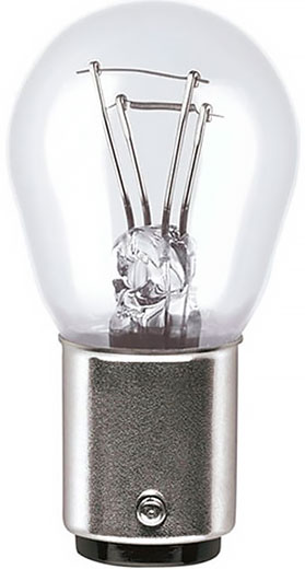 Лампа P21/4W 12V BAZ15d OSRAM