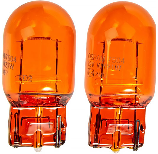 Лампа WY21W 12V WX3x16d OSRAM