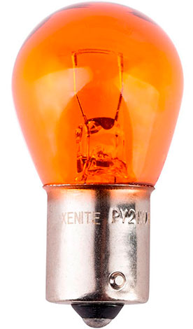 Лампа PY21W Amber 12V 21W BAU15s SCT